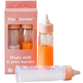 Duo de biberons magiques pour poupée