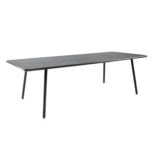 Bergame table de jardin 10-12 places 234cm gris foncé