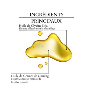 Huile démaquillante au ginseng 210ml