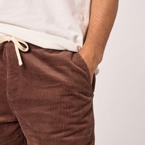 Short en velours marron S