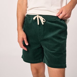 Short en velours vert foncé S