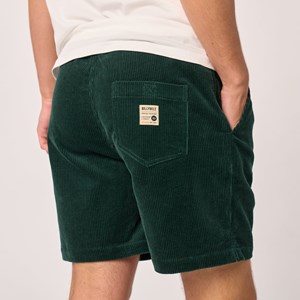 Short en velours vert foncé S