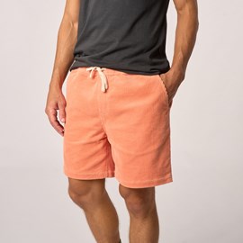 Short en velours pêche