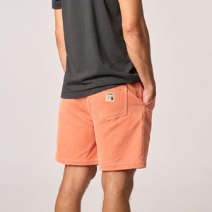 Short en velours pêche S