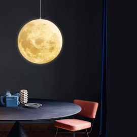 Plafonnier lune 3d moovymoon auto-rotati