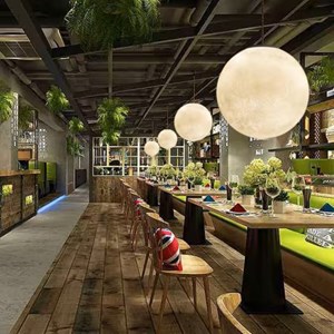 Plafonnier lune 3d moovymoon auto-rotati