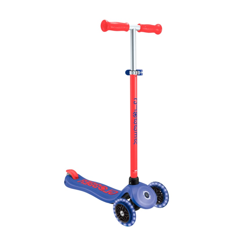 FLUXX Trottinette 3 Roues Funny Lights – Roues Lumineuses Sans Pile – Guidon Réglable 62-72 Cm – Dès 3 Ans – Vert Sauge