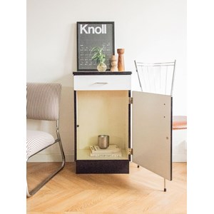 Buffet fin en formica blanc n°513