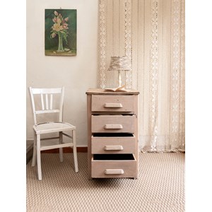 Petite chiffonnier en bois rose poudré n°257