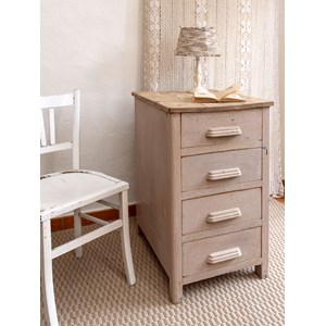 Petite chiffonnier en bois rose poudré n°257