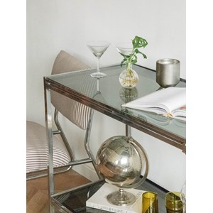 Desserte en verre et métal n°261