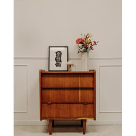 Commode scandinave en teck n°389