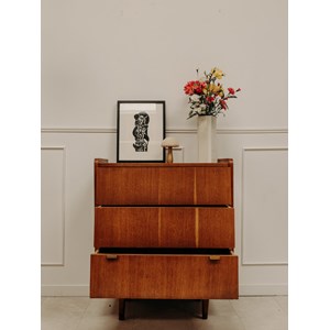 Commode scandinave en teck n°389