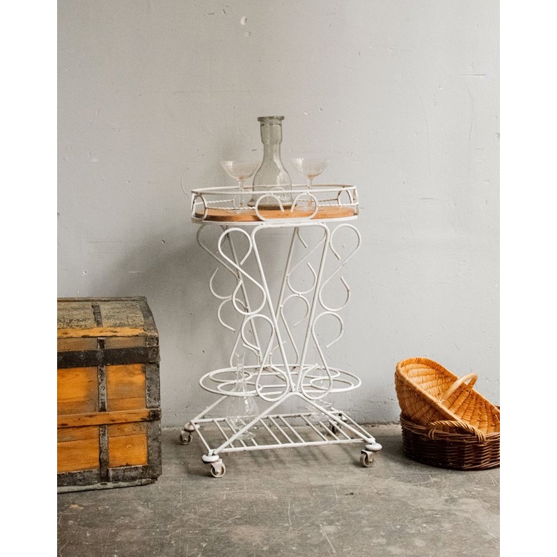 Desserte en métal et bois n°173