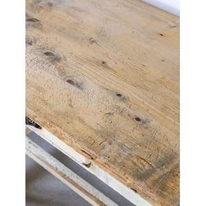 Table à manger en bois patiné n°615