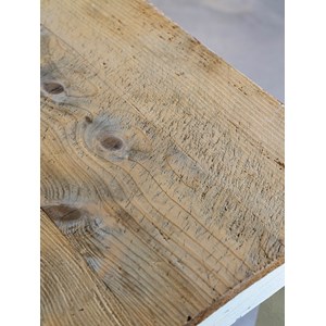 Table à manger en bois patiné n°615