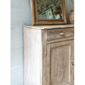 Buffet de campagne en bois patiné rose n°737