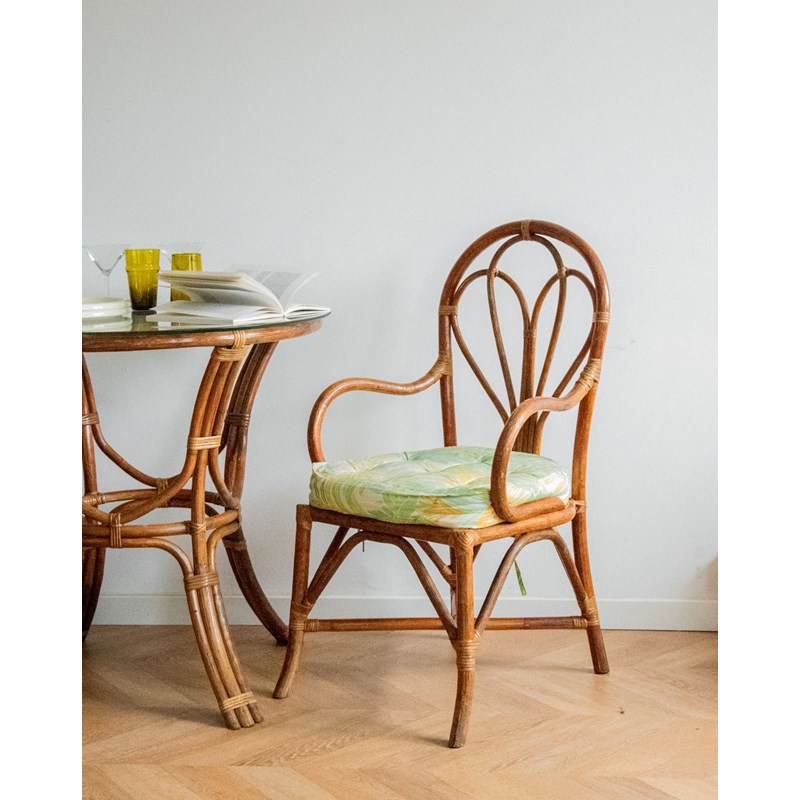 Ernest, le grand fauteuil en rotin n°733