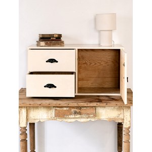 Meuble de rangement à casiers en bois n°243