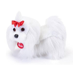 Peluche chien maltais 22 cm