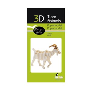 Maquette 3d en papier chèvre