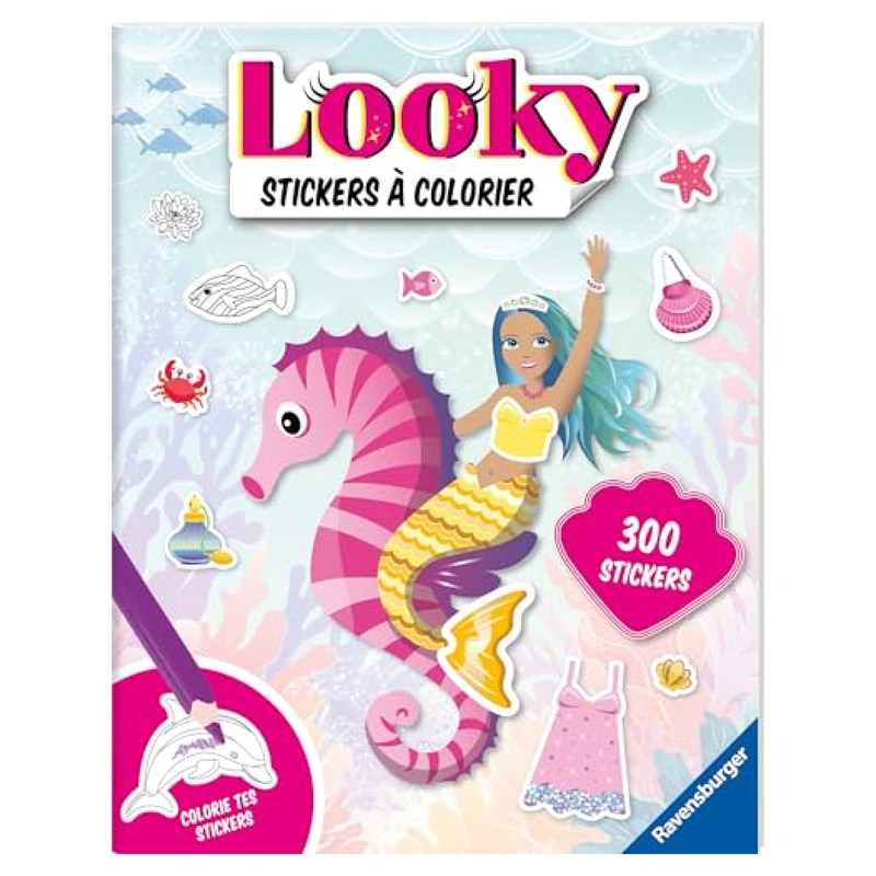 Looky livre de stickers - sirènes