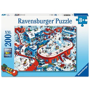 Puzzle 200 pièces xxl - sports d?hiver