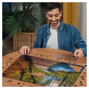 Puzzle ravensburger bleu