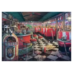 Puzzle 1000 pièces - dinner délabré