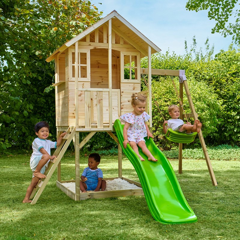 Maisonnette sur pilotis, glissière, 1 b