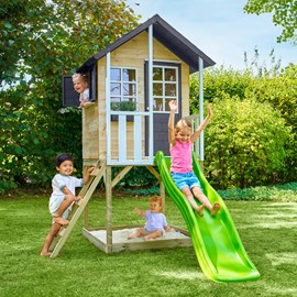 Maisonnette sur pilotis balcon et gliss