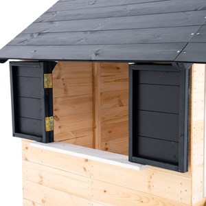 Maisonnette sur pilotis balcon et gliss