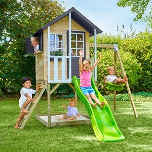 Maisonnette sur pilotis, glissière, 1 b