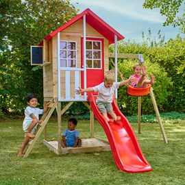 Maisonnette sur pilotis, glissière, 1 b