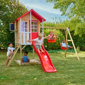 Maisonnette sur pilotis, glissière, 2 b