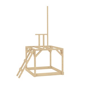 Plateforme pilotis pour maisonnette mod