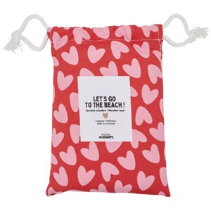 Serviette microfibre rose-rouge (70 x 140 cm)