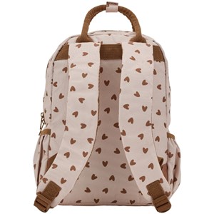 Sac à dos cœurs marron