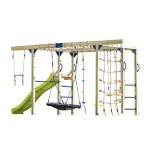 Structure boris toboggan vert citron