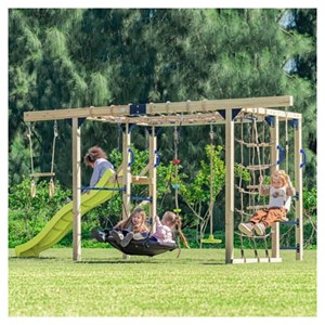 Structure boris toboggan vert citron