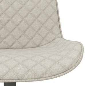 Dino-tabouret de bar en tissu beige (x2)