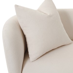 Dayton-méridienne en tissu écru