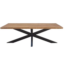 Manaus-table à manger 6 personnes 160 cm en bois massif