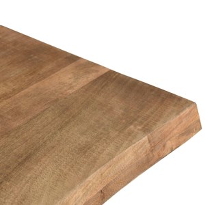 Manaus-table repas 8 personnes 200 cm, chants bruts de sciage