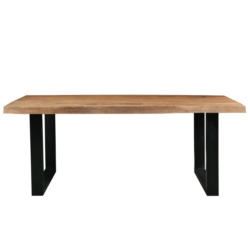 Manaus-table repas 10 personnes 240 cm brut de sciage