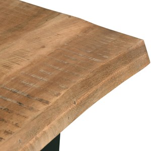 Manaus-table repas 10 personnes 240 cm brut de sciage