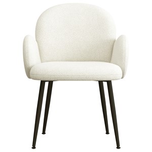 Alice-chaise en tissu cozy ecru (x2)