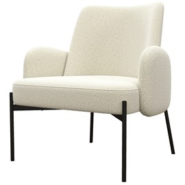 Alex-fauteuil en tissu cozy ecru