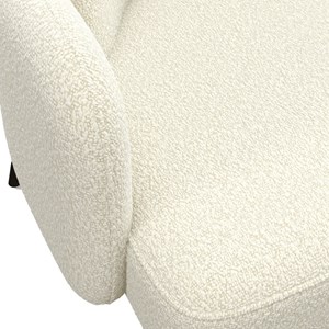 Alex-fauteuil en tissu cozy ecru