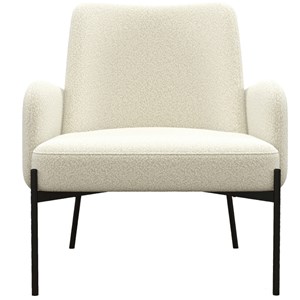 Alex-fauteuil en tissu cozy ecru